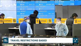 International travel restrictions eased for fully vaccinated