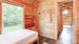 Amazing Cozy Park Model Cabin by  Green River Log Cabins