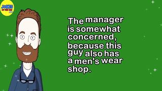 Funny Joke:  The mall manager was concerned as all three shops for rent got men's wear as tenants