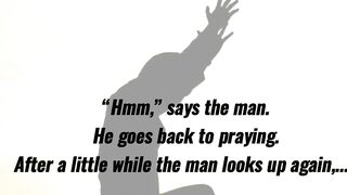 Funny Joke - A man is praying and gets trolled by God