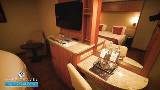 Celebrity Reflection | Inside Stateroom Full Walkthrough Tour & Review 4K | Celebrity Cruises