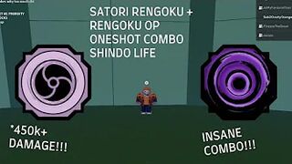 SATORI RENGOKU + RENGOKU OP ONESHOT COMBO | Shindo Life Roblox