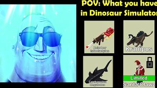 What You Have in Roblox Dinosaur Simulator (Mr Incredible Becoming Canny)