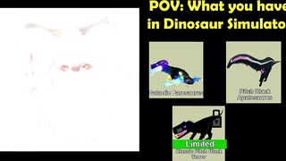 What You Have in Roblox Dinosaur Simulator (Mr Incredible Becoming Canny)