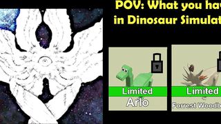 What You Have in Roblox Dinosaur Simulator (Mr Incredible Becoming Canny)