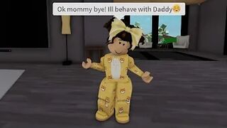 “When your mommy leaves you with your daddy” | Brookhaven Meme (Roblox)