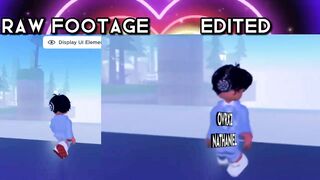 RAW FOOTAGE VS. EDITED ||Roblox edit