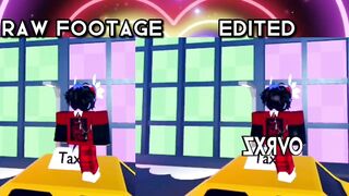 RAW FOOTAGE VS. EDITED ||Roblox edit