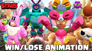 ALL NEW SKINS WINNING & LOSING ANIMATIONS (Brawl Stars New Update)