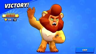 Lion Bull Brawl stars Winning and Losing Animations