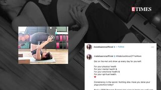 Malaika Arora nails difficult yoga asanas with ease and it's so inspiring!