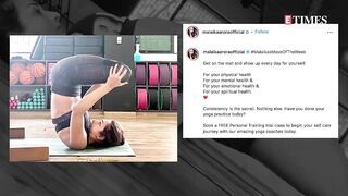 Malaika Arora nails difficult yoga asanas with ease and it's so inspiring!