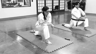 Stretching After A Karate Workout. #shokenschoolofkarate #karate #stretching #cooldown