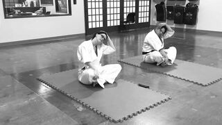 Stretching After A Karate Workout. #shokenschoolofkarate #karate #stretching #cooldown