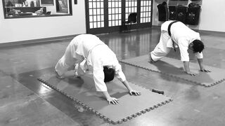 Stretching After A Karate Workout. #shokenschoolofkarate #karate #stretching #cooldown