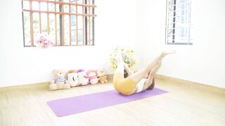 Yoga 힙업 홈트 요가스트레칭 ❤️Stretching Yoga & Gymnastics in home | Yoga Beautiful