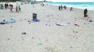 High school students skipping class left Miami Beach a total mess