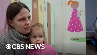 Ukrainian women travel hundreds of miles to seek refuge from Russian invasion