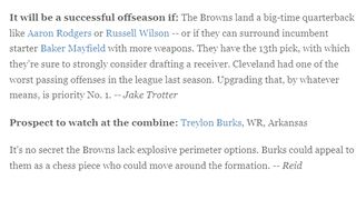 Browns WR Prospect Treylon Burks on Who He Models His Game After - Sports4CLE, 3/2/22