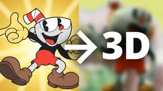 3 Tips for Stylized Character Models in Blender (Cuphead in 3D!)