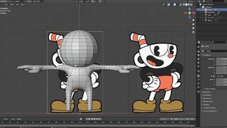 3 Tips for Stylized Character Models in Blender (Cuphead in 3D!)