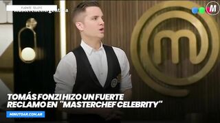 Tomás Fonzi hizo un fuerte reclamo en  "MasterChef Celebrity"- Minuto Argentina