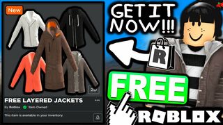 FREE ACCESSORIES! HOW TO GET X5 MORE NEW LAYERED CLOTHING JACKETS! (ROBLOX 3D LAYERED CLOTHING)