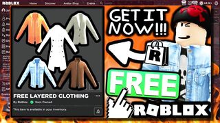 FREE ACCESSORIES! HOW TO GET X5 MORE NEW LAYERED CLOTHING JACKETS! (ROBLOX 3D LAYERED CLOTHING)