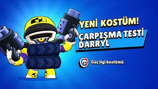 Çarpışma Testi Darryl Aldım! (Brawl Stars)