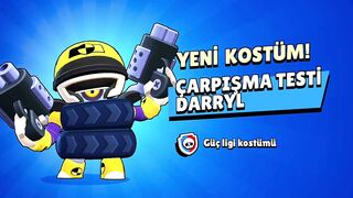 Çarpışma Testi Darryl Aldım! (Brawl Stars)