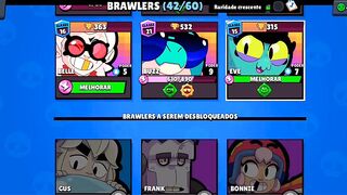 Jogando (BRAWL STARS) e UP nos BRAWLERS!! *GAMEPLAY* Brawl Stars