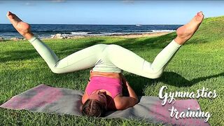 Yoga stretch | Gymnastics and Contortion tutorial | Stretching Training. Middle Splits