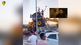 Jcb Funny Fails Compilation Video | क्रेन के हैवी ड्राइवर ???? Crane Operation Gone Wrong