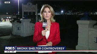 Bronx residents object to migrant shelters at Orchard Beach