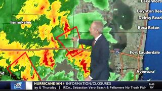 Tornado Warning issued for southwestern Palm Beach County