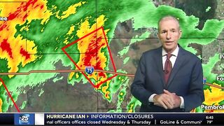 Tornado Warning issued for southwestern Palm Beach County