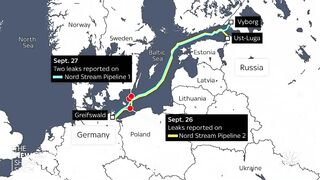 Putin tries to illegally annex Ukrainian territories as Nord Stream pipeline possibly sabotaged