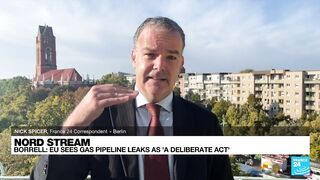 EU sees massive Nord Stream pipeline leaks as 'deliberate act' • FRANCE 24 English