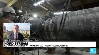 EU sees massive Nord Stream pipeline leaks as 'deliberate act' • FRANCE 24 English