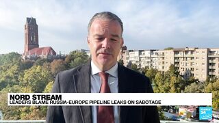 EU sees massive Nord Stream pipeline leaks as 'deliberate act' • FRANCE 24 English