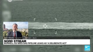 EU sees massive Nord Stream pipeline leaks as 'deliberate act' • FRANCE 24 English