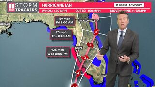 Hurricane Ian Update | Forecast, track and latest models | 11:15 p.m. Tuesday Advisory