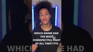 Which Anime Had The Most Disrespectful Fight Pt6! #anime #shorts #comedy @Imtracyallen @Secretlab