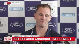 Joel Selwood announces his retirement after 355 games