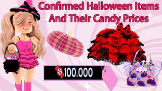 Confirmed Halloween Accessories And Their Candy Prices Coming To Royale High Halloween Update (Tea)