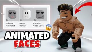 Roblox JUST Added FREE ANIMATED FACES...