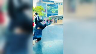 Tik Tok Stunts On Public Reaction???? || Flips In Public Girls reaction ???? #flip #publicreaction #stunts