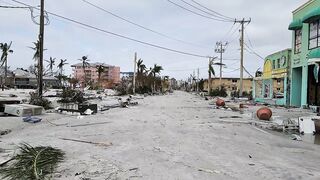 Fort Myers Beach Total Destruction - Hurricane Ian