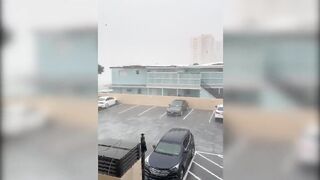 ‘There goes that roof’: High winds tear roof off Daytona Beach building