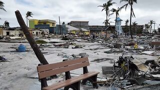 Fort Myers Beach Desvastated By Hurricane Ian